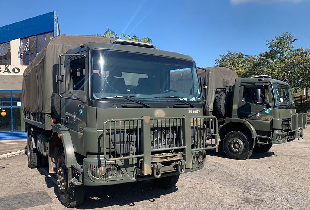 Equipe do Exército chega a Ipatinga para trabalhos de desinfecção