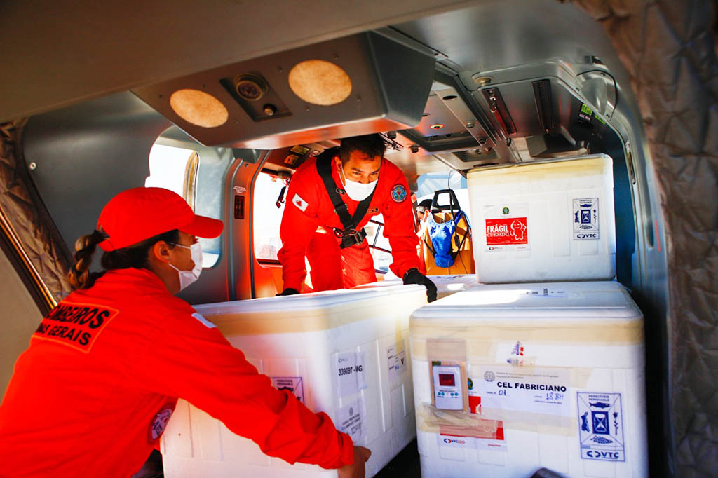 Governo de Minas distribui mais 356,3 mil doses de vacinas contra Covid-19