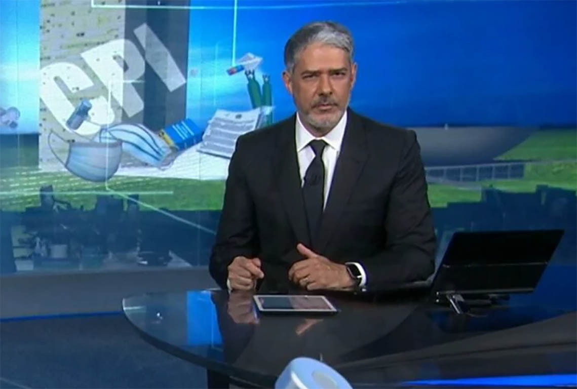 Jornal Nacional tem pior quarta-feira de 2021 em “dia D” da CPI