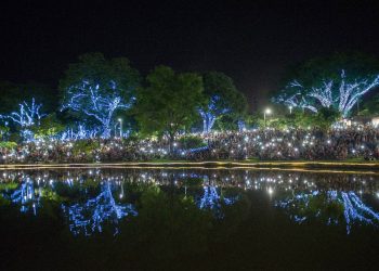 Inauguração das luzes de Natal começa em Ipatinga