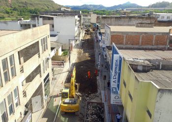 Fabriciano inicia primeira fase da pavimentação do Centro da cidade