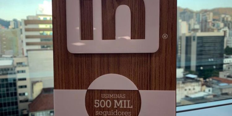 Usiminas comemora mais de meio milhão de seguidores no LinkedIn