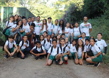 Alunos do Projeto Atletas Verdes visitam o Centro de Biodiversidade da Usipa