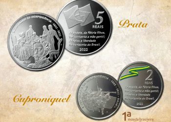 BC lança duas moedas em comemoração ao Bicentenário da Independência