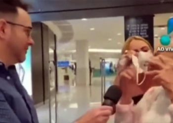 Ator Stênio Garcia pede socorro ao ser retirado à força de entrevista por esposa