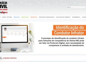 Detran-MG disponibiliza indicação do condutor infrator online