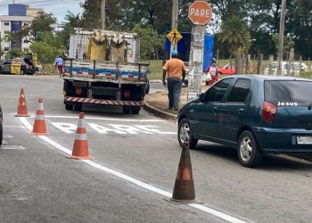 Sinalização viária é revitalizada em Ipatinga