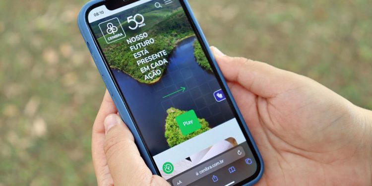 Novo site da Cenibra destaca ações de sustentabilidade
