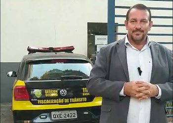 MAU EXEMPLO: viaturas do Departamento de Trânsito estão irregulares em Ipatinga