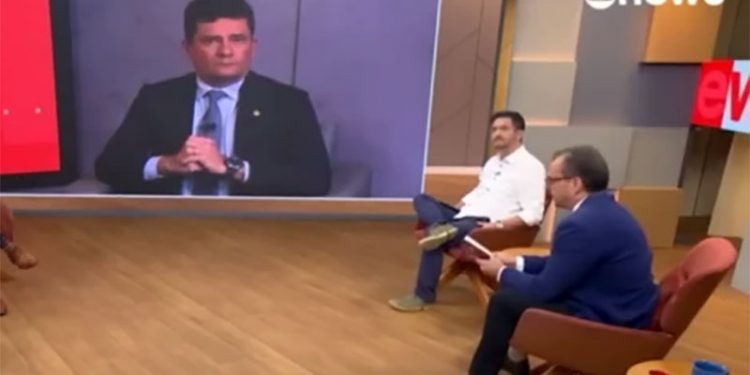 Vídeo: Sergio Moro e jornalista discutem na GloboNews