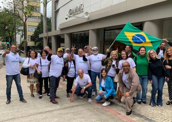 Conservadores do Vale do Aço participam de atos com Bolsonaro em BH