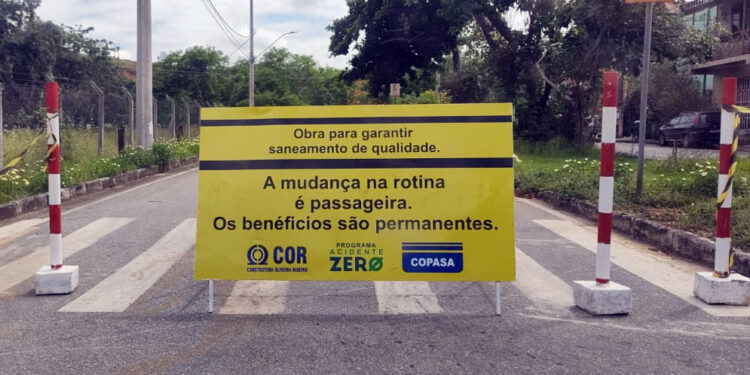 Avenida Leôncio Guimarães em Ipatinga é interditada para obras emergenciais