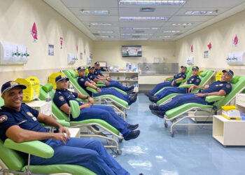 Formandos da GCM de Ipatinga doam sangue para pacientes de cirurgias