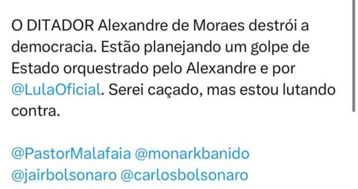 Hacker invade perfil da Câmara no X e posta mensagem contra Lula e Alexandre Moraes