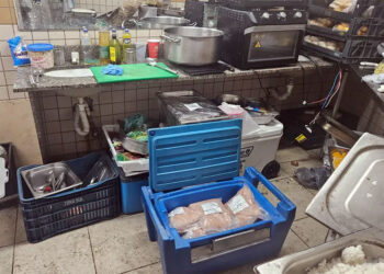 Camarote da Sapucaí preparava alimentos no banheiro