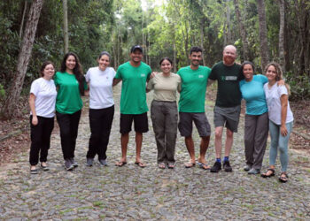 Bolsistas internacionais finalizam curso no Parque Estadual do Rio Doce