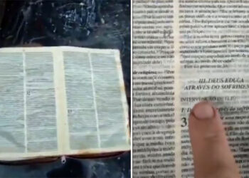 RS: voluntário acha Bíblia nas ruínas e vê mensagem de Deus