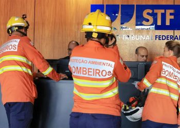 Vistoria revela primeiros detalhes do incêndio no STF