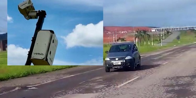 Radar instalado na BR-458 é vandalizado em menos de 24 horas