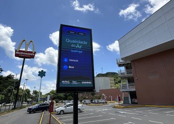 Painéis de monitoramento da qualidade do ar de Ipatinga são atualizados