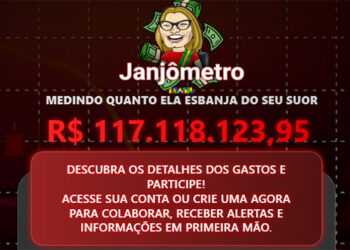Gastos de Janja disparam e alcançam 117 milhões