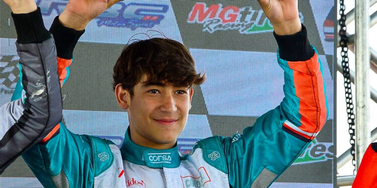 Piloto argentino radicado em Ipatinga brilha com dois pódios na Copa São Paulo de Kart