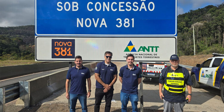 ANTT inspeciona BR-381 e avalia cumprimento de contrato com concessionária