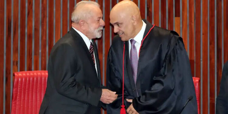 Lula manifesta apoio a Moraes após sanções impostas pelos EUA