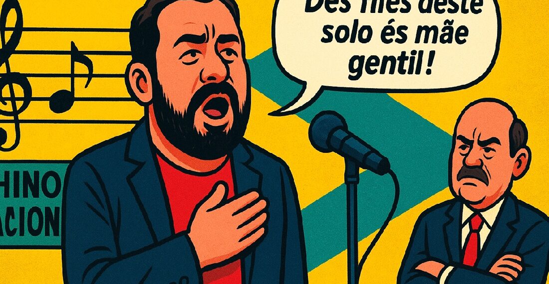 Hino adulterado: além do valor absurdo, uma contravenção penal