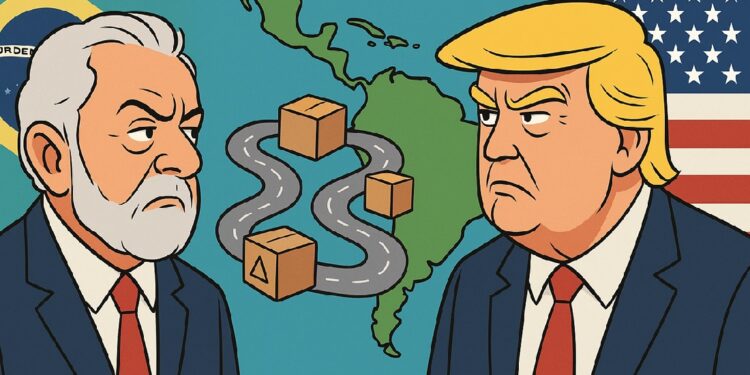 Lula e Trump em rota de colisão