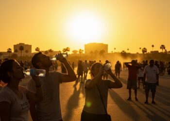 Calor extremo compromete o funcionamento do corpo humano