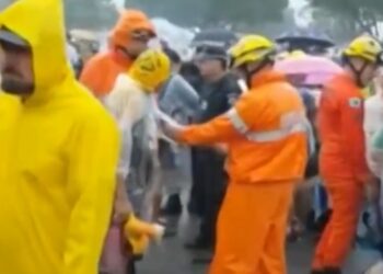 Raio atinge manifestantes pró-anistia em Brasília