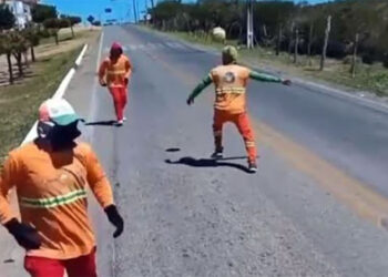 Enquanto o gari morre no silêncio, o espetáculo segue