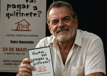 Walter Biancardine lança livro sobre solidão, desgaste e sobrevivência cotidiana