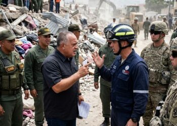 Diosdado Cabello, número dois do Chavismo, discute com socorrista dos Estados Unidos na Venezuela