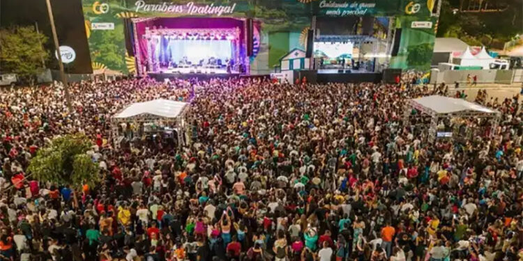 Ipatinga está entre cidades monitoradas pelo TCE em contratos de shows com indícios de sobrepreço