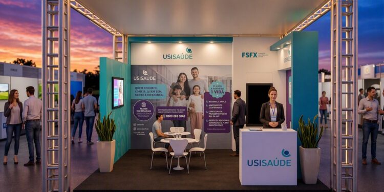 Usisaúde apresenta soluções para saúde seu stand na 36ª Expo Usipa