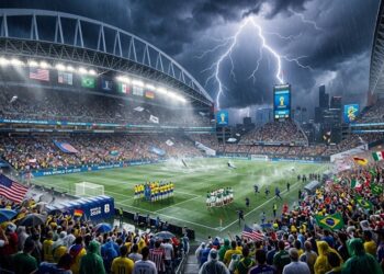 Fifa mantém horário de Brasil x Noruega e segue protocolo para tempestades