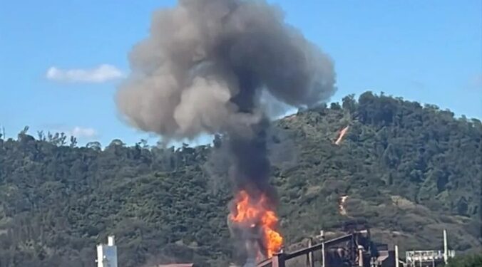 Trabalhadora sofre queimaduras graves em incêndio na Aperam em Timóteo
