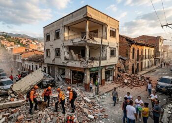 Forte terremoto de magnitude 7,4 atinge a Colômbia