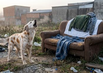 Cadela alerta trabalhadores e salva recém-nascido abandonado em Sabará