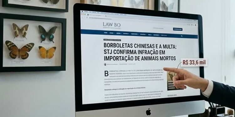 STJ valida multa de R$ 33 mil por borboletas mortas