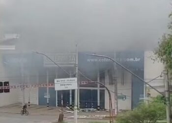 Incêndio atinge loja de ferramentas em Ipatinga