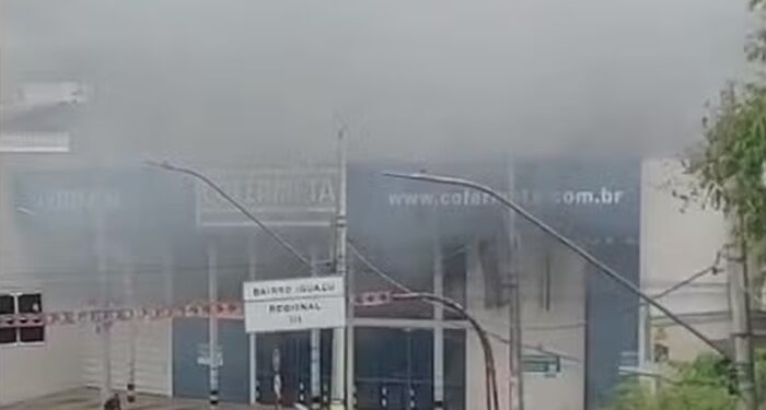 Incêndio atinge loja de ferramentas em Ipatinga